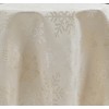 Newbridge Metallic Snowflake Christmas No-Iron Soil Resistant Fabric Holiday Tablecloth,