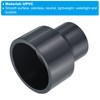 PATIKIL PVC Reducer Pipe Fitting 3x2 Inch Socket, Straight Coupling