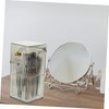 Mikinona Transparent Makeup Brush Holder Organizer Durable Cosmetic Storage Pot