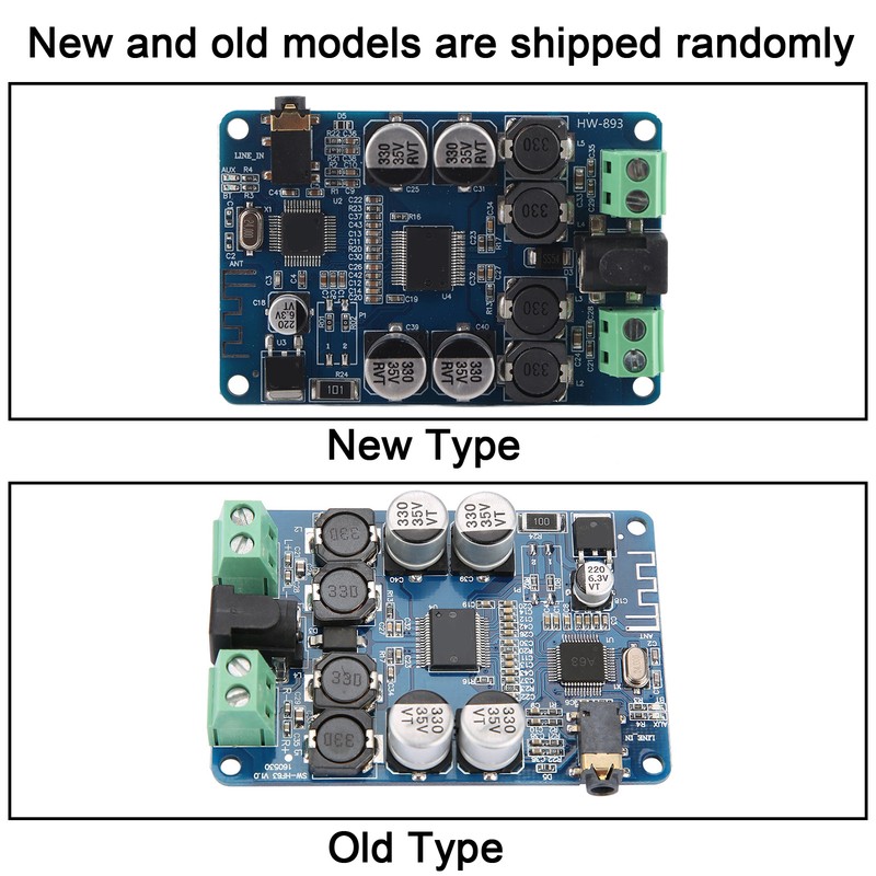 TDA7492P 2x25W Bluetooth V2.1 Audio Power Amplifier Board with AUX