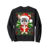 Armadillo Christmas Lights Santa Costume Ugly Xmas Sweaters Sweatshirt
