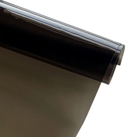 ONEART Grey Transparent Vinyl Fabric 91 x 135 cm, Multi-Purpose 0.3 mm Clear Waterproof TPU Fabric Sold by the Metre for Sewing Crafts Home Decor