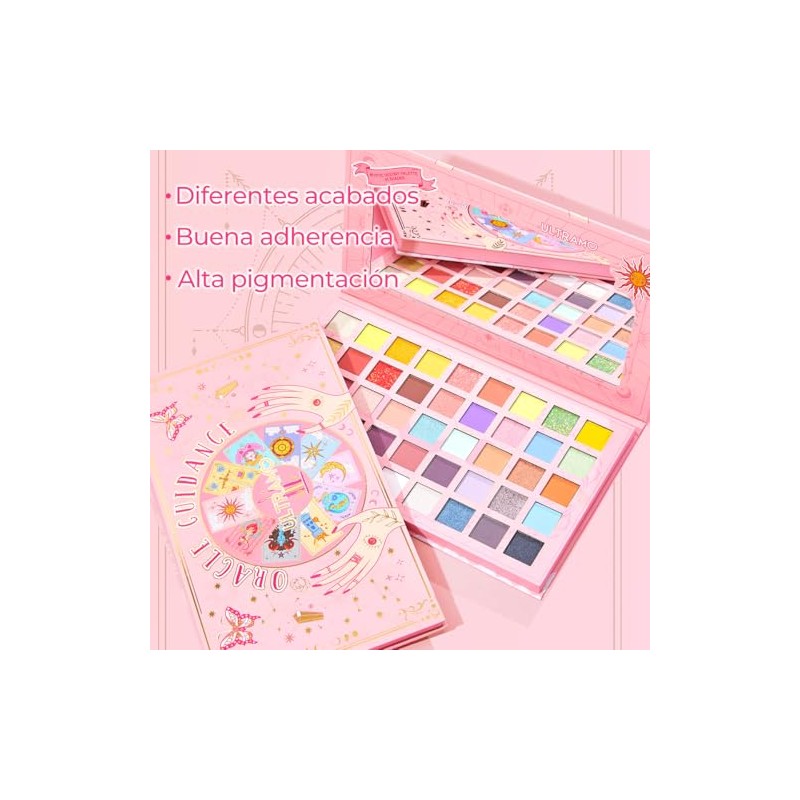 Paleta de Sombras de Ojos de 45 Colores con Espejo