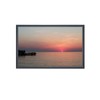 ASXBMIJO 21x30 inch Picture Frame Solid Wood Black,Suitable for Panoramic