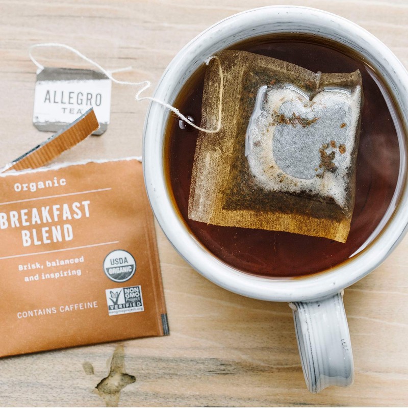 Allegro Tea, Organic Breakfast Blend Tea Bags, 20 ct