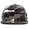 KNW-1467 CIT Cotton Snapback Solid Blank Cap Baseball Hat Flat