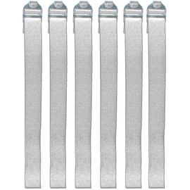All-Star Leg Guard Leg Straps (Silver)