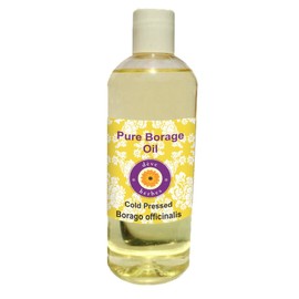 Deve Herbes Pure Borage Oil (Borago officinalis) Cold Pressed200ml (6.76 oz)