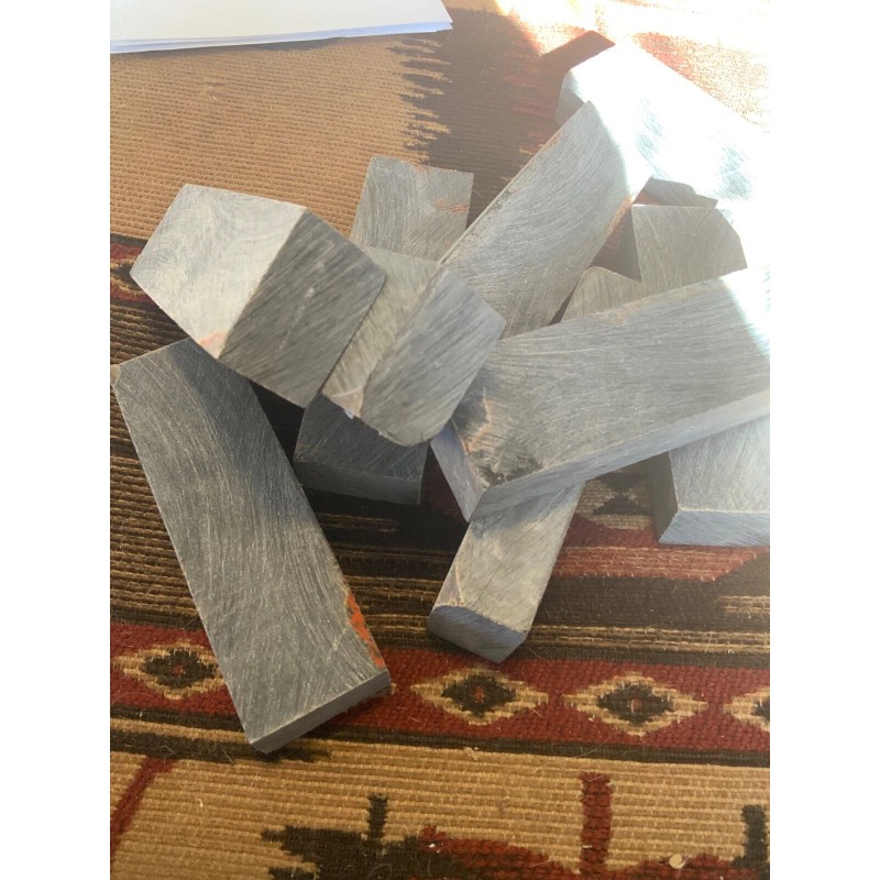 BUFFALO HORN KNIFE HANDLE BLOCK 5” X 1 .5” X