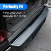 Rear Bumper Anti-Scratch Guard Compatible with Land Rover Defender 90