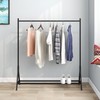 NobAura Heavy Duty Metal Garment Rack, Freestanding Clothes Rack, Coat