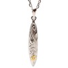 Hawaiian Jewelry Necklace Plumeria Scroll Honu K14 Surfboard, Stainless Steel