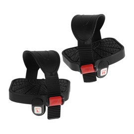 WOONEKY Sturdy Exercise Bike Pedals Pp PVC Material Anti-Slip for Indoor Cycling Spinning Replacement Bike Foot Pegs Locking Bracket