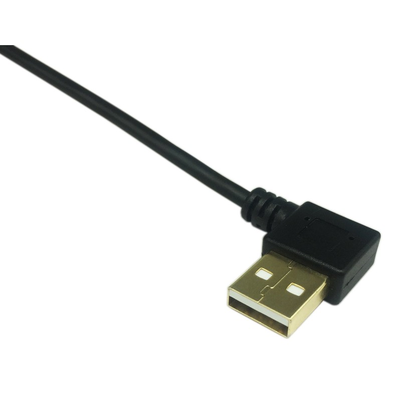 CERRXIAN 9 inch Gold Plated USB Left & Right Angle
