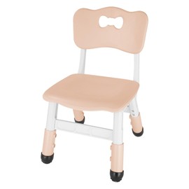 FUNLIO Adjustable Kids Chair (1pc), 3 Level Height Adjustable Toddler Chair for Ages 3-8, Sturdy Child Chairs with Maximum Bearing 220lbs, for Classrooms/Daycares/Homes, CPC & CE Approved - Natural