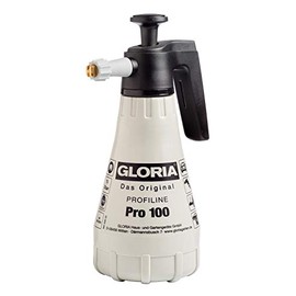 Gloria "Pro 100" Pressure Sprayer, White/Black, 13x15.5x30.5 cm