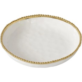 Pampa Bay Medium Shallow Bowl, Golden Salerno, Kitchen, Gift,Bowls
