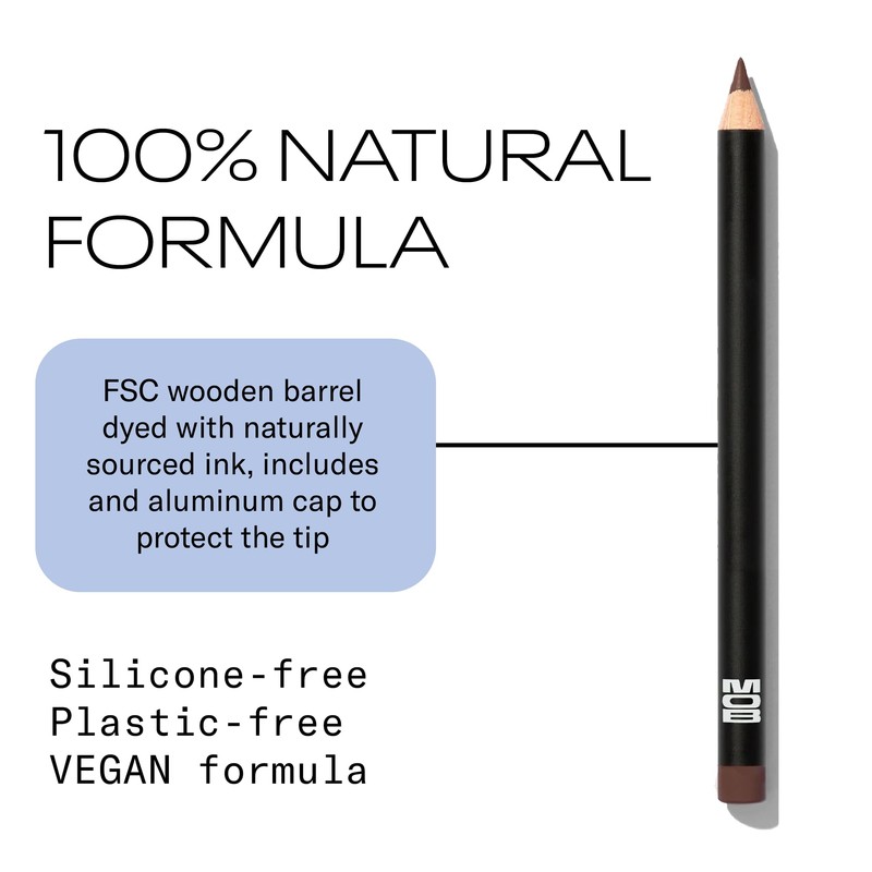 MOB Beauty Smooth Precision Waterproof Lip Liner, M147 Chocolate Port,