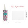 Car Tissue Cylinder with Floral Design - Round tissues Holder,