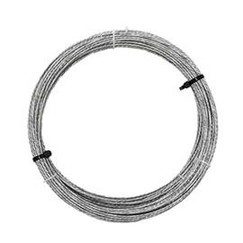 250 Ft Guy Wire Tension Cable Mast Antenna 20 GA 6 Stranded Steel Guy Wire Support Line 20 Gauge Guy Wire Cable Support Off-Air Aerial Mast Pipe Roof Mount, NAC Wire and Cables