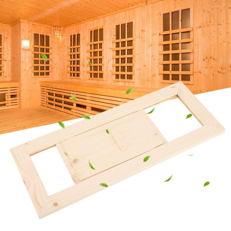 Ventilation Grille, Wooden Rectangle Ventilation Grille Ventilation Steam Bath Sauna
