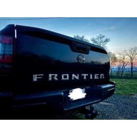 Advanced Trims DESERT STORM Raised Rear Tailgate Letters for 2022 2023 2024 25 Nissan Frontier