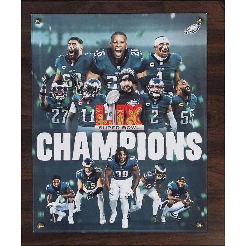 na Philadelphia Eagles 2024-2025 Super Bowl 59 Champions 12" X
