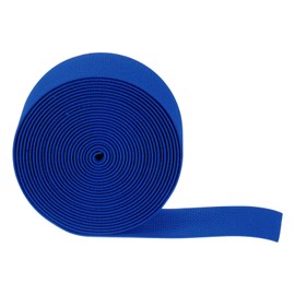 QUARKZMAN Pack of 5 5 Metres Sewing Elastic Bands 2 Inch 50 mm Wide Flat Knitted Stretch Elastic Band for DIY Projects Crafts, Deep Blue