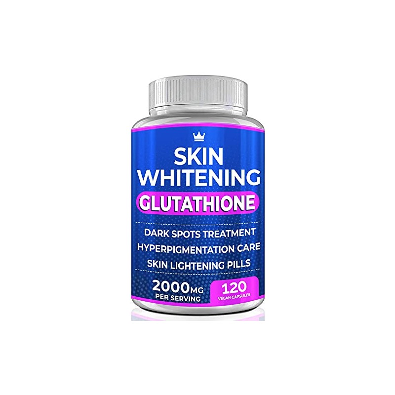 Northern Crown Cosmetics Pastillas Blanqueadoras Glutatión 120 Cápsulas 2000 Suplemento
