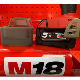 yadoker Silicone Protect case for Milwaukee M18 4.0,5.0 Battery 3PCS