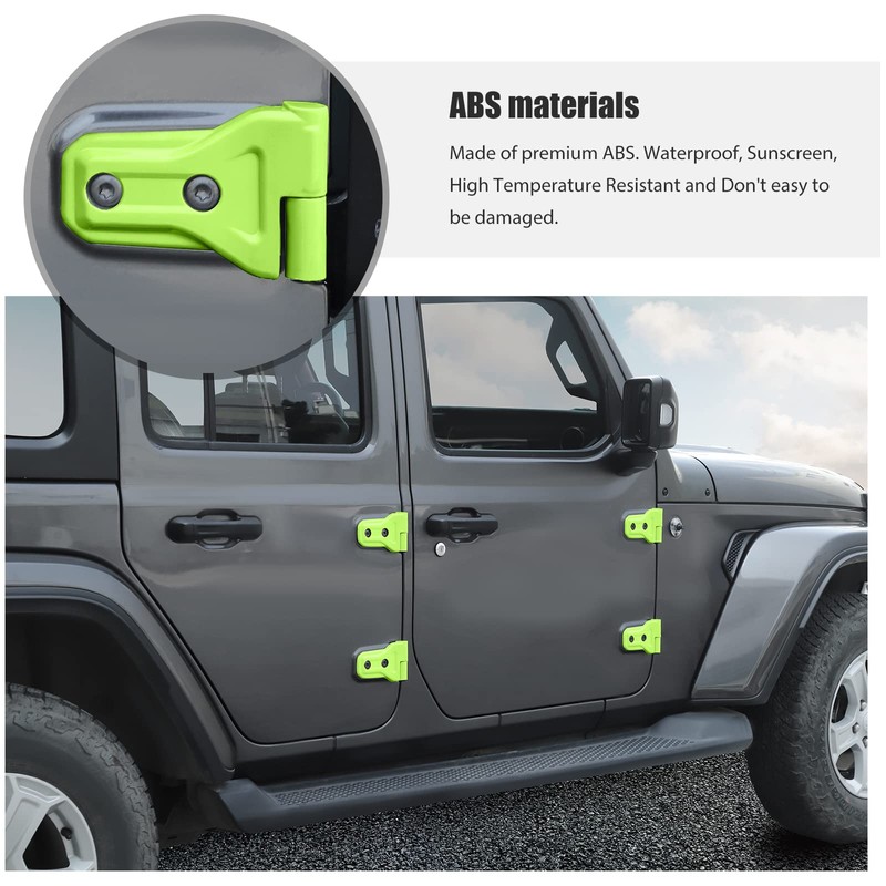 10PCS Door Hinge Cover & Hood Hinge Cover Trim Exterior