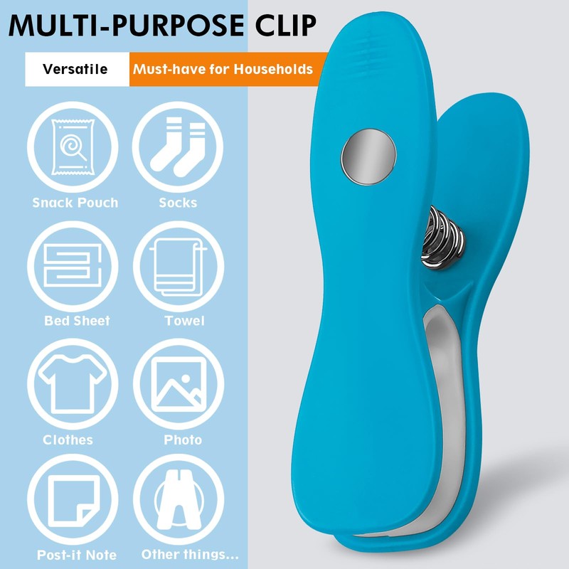 12pcs Magnetic Clips Set - Strong Magnetic Multi-Purpose Clips for