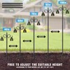 Double Shepherds Hooks for Outdoor, 108 Inch Heavy Duty Bird
