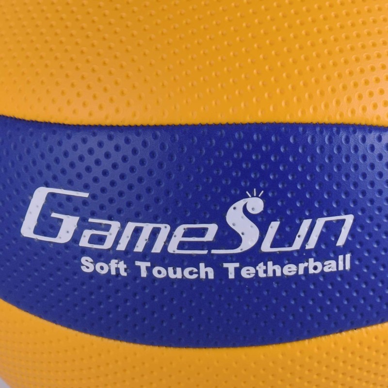 Tetherball Ball and Rope with Carabineer, Soft Touch, Portable Tetherballs
