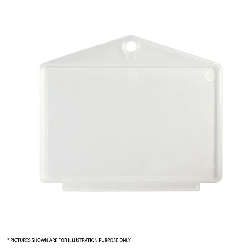 1 Pc Plastic Rectangular Rego Label Holder Trailer Motorbike Boat