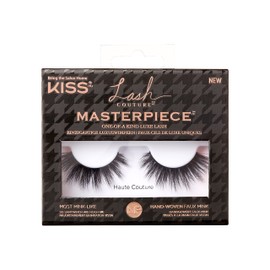 KISS Lash Couture Masterpiece Hand-Woven False Eyelashes, Handmade Eyelashes 'Haute Couture', 1 Pair