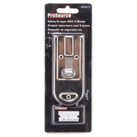 Edward Tools Razor Blade Safety Scraper with 5 Refill Blades - Retractable Razor Blade tool for Windows Scraper, Glass Scraper, Sticker Remover, Cleaning Tool