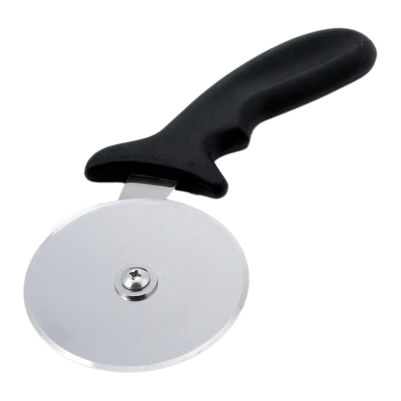 Heavy Duty Black Pizza Cutter 4"inch stainless steel wheel ideal