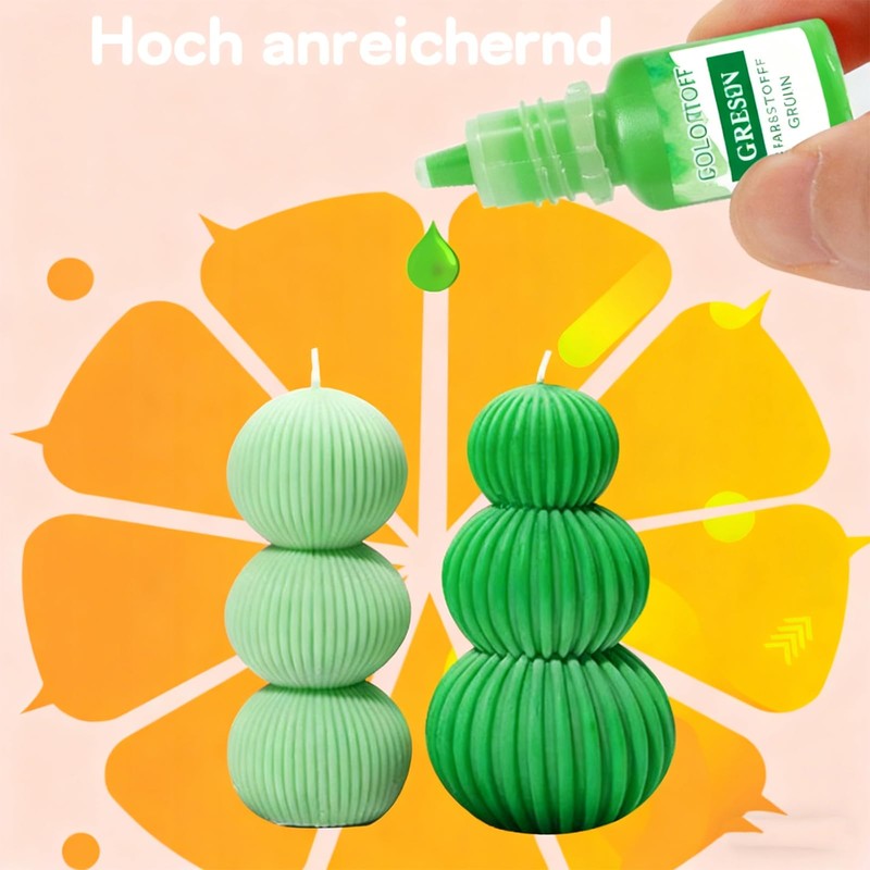 Nurila Set Di Colori Per Sapone, 7 X 5 Ml,