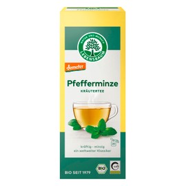 Lebensbaum Peppermint Tea, 20 Bags x 1.5 g Herbal Tea with Strong Fresh Flavour, 100% Organic, Herbal Tea Blend