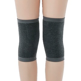 Unisex Wormwood Self-Heating Knee Pads Thin Short Cold Protection Knee Pad Knee Support Made of Cashmere Joint Protection Non-Slip Knee Brace Windproof High Elasticity Knee Warmer for Autumn Winter
