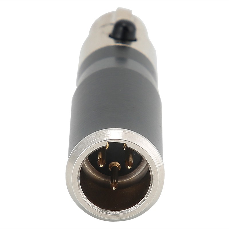 2PCS Mini XLR 3pin Male to Mini XLR 4pin Female