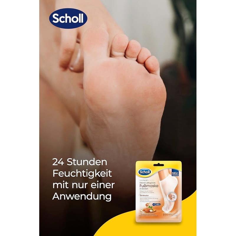 Scholl EC Intensive Nourishing Foot Mask Honey & Almond -