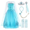 ReliBeauty Girls Sequin Princess Costume Long Sleeve Dress up, Light