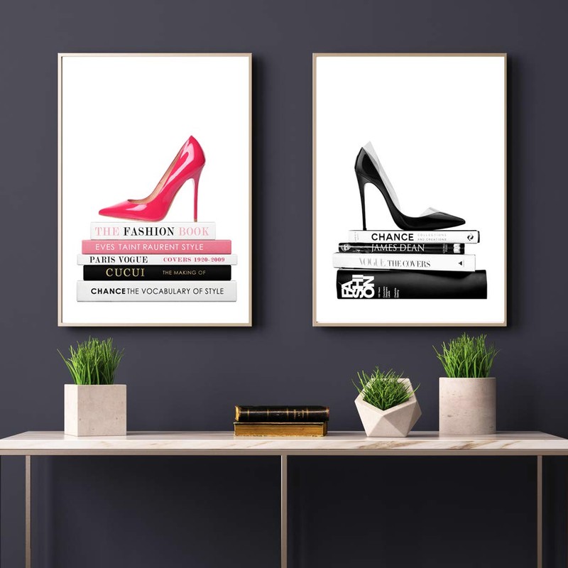 Poster Nordic A4 Black and White Monotone Fashion Stylish Interior