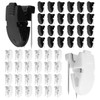 50PCS Cubicle Clips for Fabric Walls, Plastic Stainless Steel Cubicle