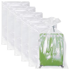 Extra Large Clear Plastic Storage Bags, Pack of 5, 100 x 152 cm, Flat Reusable Plastic Bags for Storing Luggage, Suitcases, Furniture, Quilt, Chair