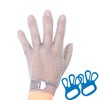 Cut Resistant Gloves Food Grade Stainless Steel Metal Mesh Chainmail