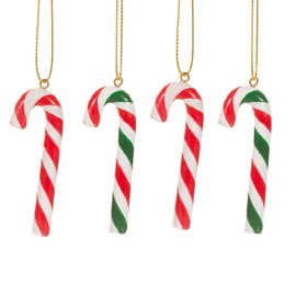 Sass & Belle Resin Candy Cane - Set Of 4