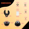 YMT Hydraulic Steering Cylinder Seal Kit with Pin Wrench Fits
